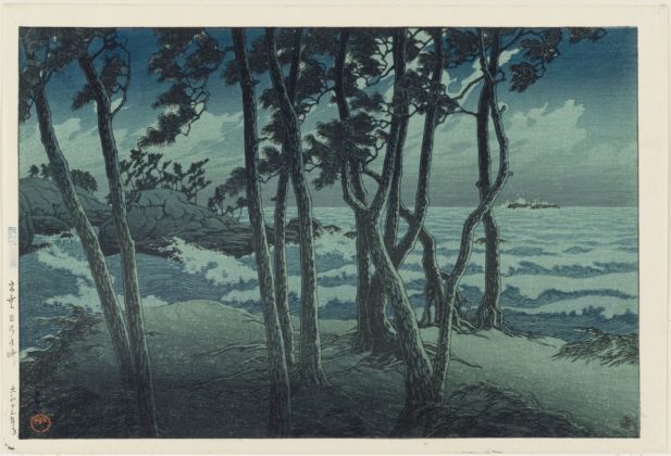 Kawase Hasui, Izumo Hinomisaki, dalla serie Tabi miyage dai sanshû, 1924. Museum of Fine Arts, Boston. Photo © Museum of Fine Arts, Boston