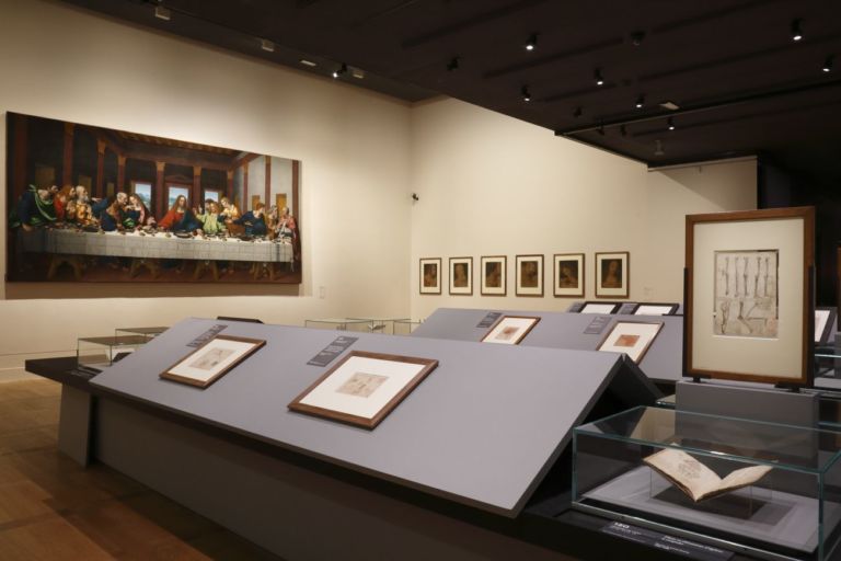 Léonard de Vinci. Exhibition view at Musée du Louvre, Parigi 2019 © Musée du Louvre Antoine Mongodin