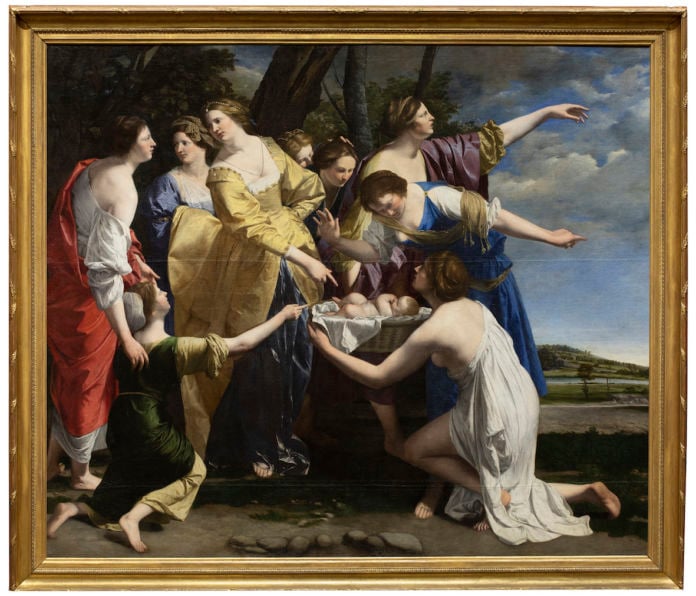 The Finding of Moses, Orazio Gentileschi, early 1630s. Private Collection