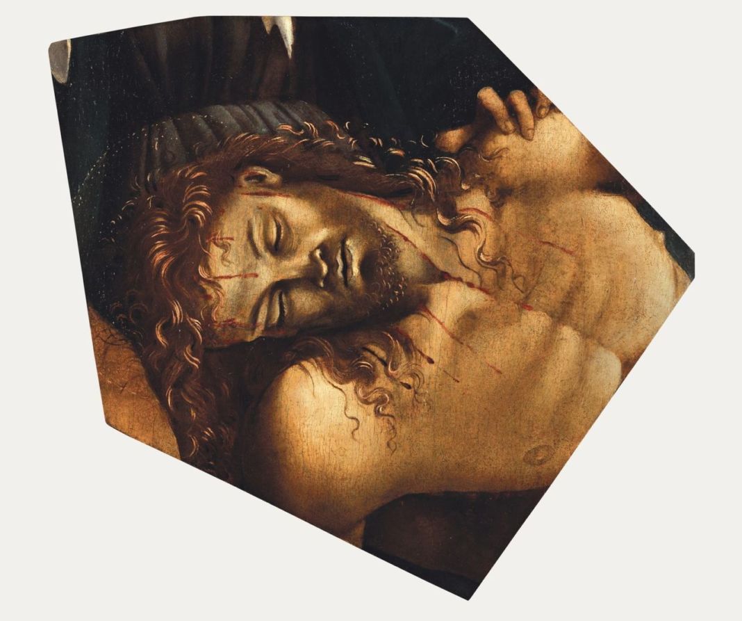 Luca Signorelli, Testa di Cristo, 1504-1505, olio su tavola, frammento del Compianto sul Cristo, già nella Chiesa di Sant’Agostino a Matelica, (pala Matelica), Proprietà UniCredit, in comodato presso i Musei Civici