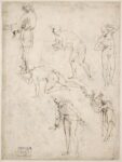 Leonardo da Vinci, Studi di personaggi per l’Adorazione dei Magi (verso) © RMN-Grand Palais (Musée du Louvre - Michel Urtado)