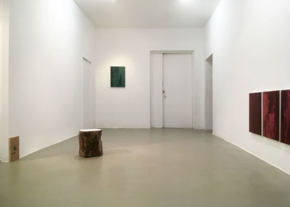 Linda Carrara. Madonna delle Rocce. Exhibition view at Iragui Gallery, Mosca 2019