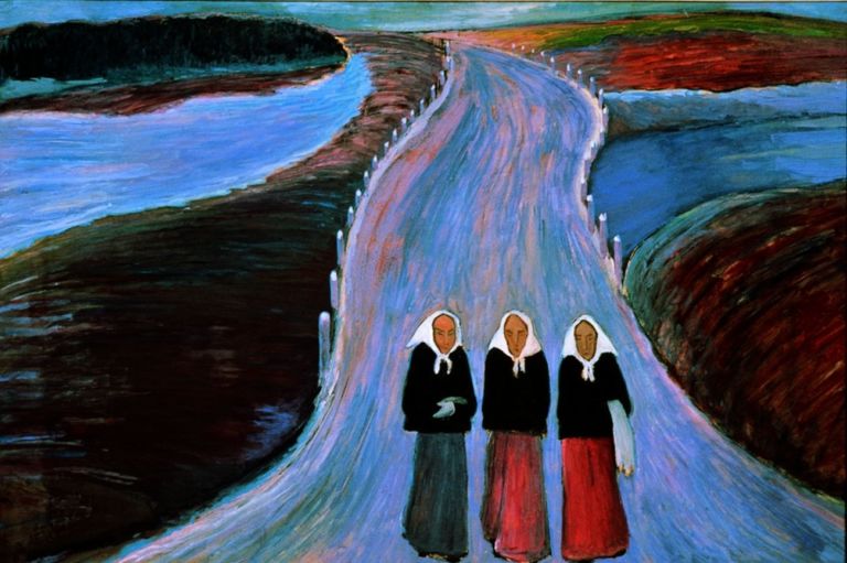 Marianne von Werefkin, La strada, 1907. Fondazione Marianne Werefkin, Museo Comunale d’Arte Moderna, Ascona