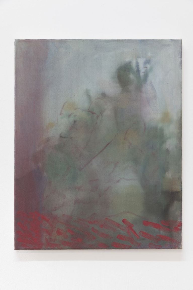 Marta Ravasi, Untitled, Bouquet, 2016, olio su tela, 49 x 39 cm. Photo Roberto Marossi