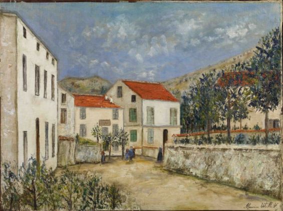 Maurice Utrillo, Paysage de Corse, 1912 ca., olio su tela, 60 x 82 cm. Collezione Jonas Netter
