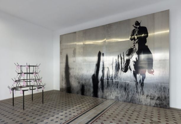Monica Bonvicini. Unrequited Love. Installation view at Galleria Raffaella Cortese, Milano 2019. Courtesy of the artist & Galleria Raffaella Cortese, Milano. Photo Andrea Rossetti