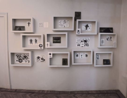 Mostra personale di Vitangelo Moscarda. Senza titolo. Exhibition view, Torino 2019