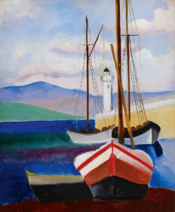 Moïse Kisling, St Tropez, 1918, olio su tela, 65,2 x 54,2 cm. Collezione Jonas Netter
