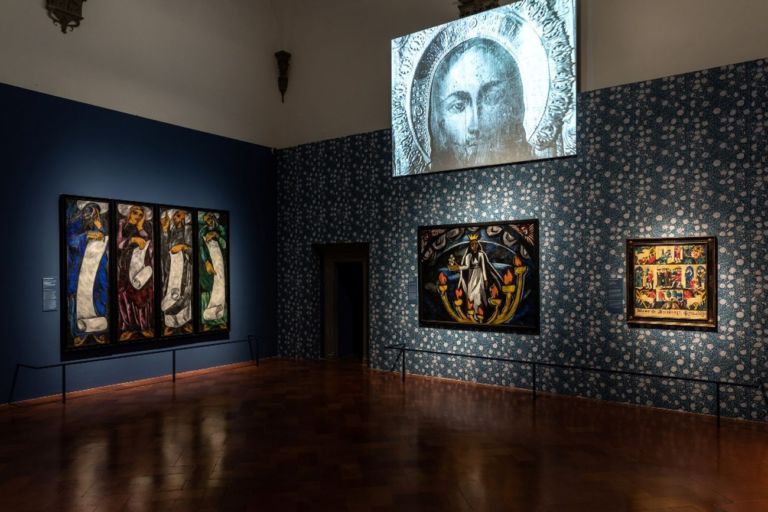 Natalia Goncharova. Una donna e le avanguardie, tra Gauguin, Matisse e Picasso. Installation view at Palazzo Strozzi, Firenze 2019. Photo Alessandro Moggi