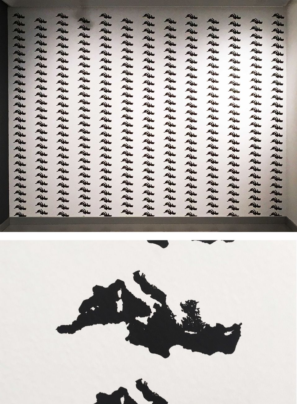 Nicola Guastamacchia, Can you sea, 2019, designed self adhesive wallpaper