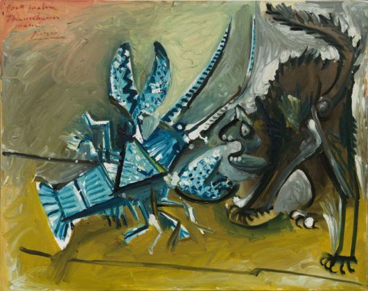 Pablo Picasso, Le homard et le chat, Mougins, 11 gennaio 1965. Solomon R. Guggenheim Museum, New York. Thannhauser Collection, Lascito Hilde Thannhauser © Succession Picasso, by SIAE 2019