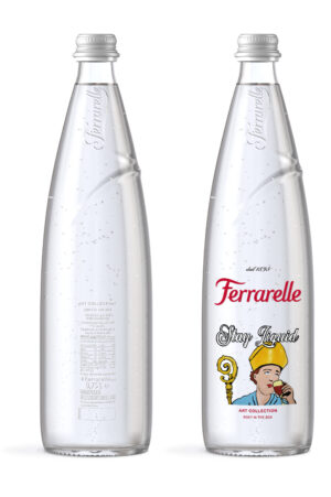 Stay Liquid: la decima bottiglia d’artista di Ferrarelle la firma Roxy in the Box
