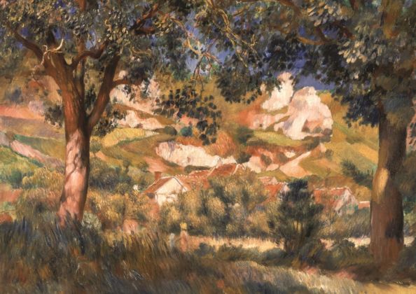 Pierre Auguste Renoir, Paysage à la Roche Guyon, 1887. Collezione Pérez Simón, Messico