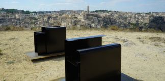 Pietro Fortuna, Novitas, 2019. Installation view at Belvedere Piccolo, Parco della Murgia, Matera