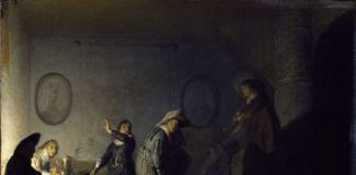 Rembrandt, Interno con figure, 1627. Dublino, National Gallery of Ireland
