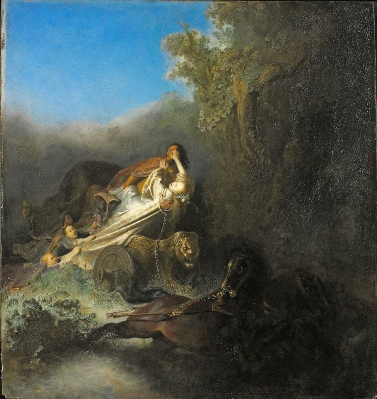 Rembrandt, Ratto di Proserpina, 1630. Berlino, Gemäldegalerie Staatliche Museen Berlin, Preußischer Kulturbesitz