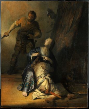 Rembrandt, Sansone e Dalila, 1628. Berlino, Gemäldegalerie Staatliche Museen Berlin, Preußischer Kulturbesitz