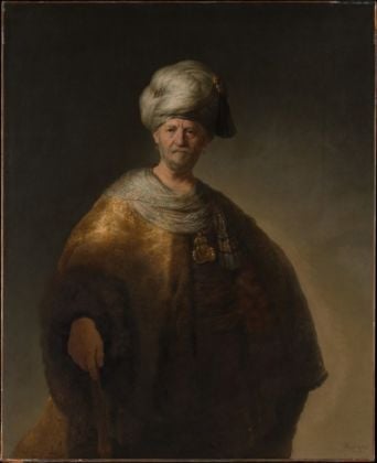 Rembrandt, Uomo in costume orientale, 1632. New York, The Metropolitan Museum of Art