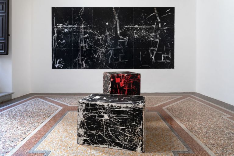 Salvatore Falci. Conwith. Installation view at Galleria Casoli De Luca, Roma 2019. Photo Daniele Molajoli