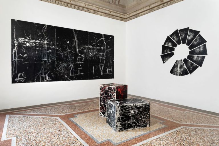 Salvatore Falci. Conwith. Installation view at Galleria Casoli De Luca, Roma 2019. Photo Daniele Molajoli