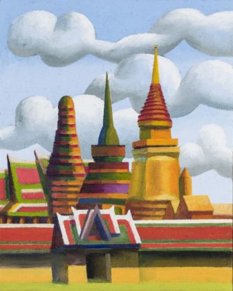 Salvo, Bangkok, 2012, olio su tela, 50 x 40 cm. Courtesy Norma Mangione Gallery