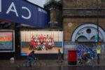 Steve McQueen Year 3. Billboard at Camden Road, London Borough of Camden. Photo by Theo Christelis