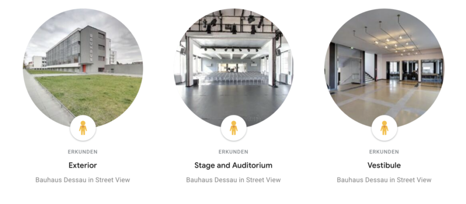 Stiftung Bauhaus Dessau street view screenshot