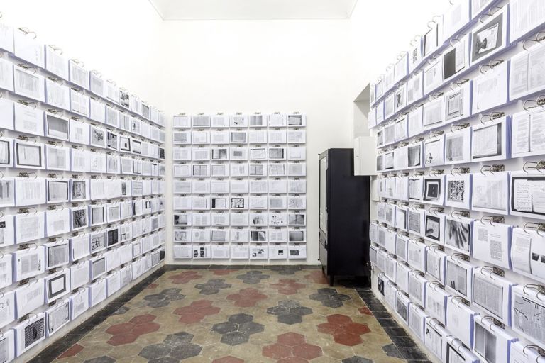 The Annotated Reader. Installation view at Quartz Studio, Torino 2019 ©bg QZ Ryan Gander-Jonathan P. Watts