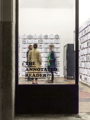 The Annotated Reader. Installation view at Quartz Studio, Torino 2019 ©bg QZ Ryan Gander-Jonathan P. Watts