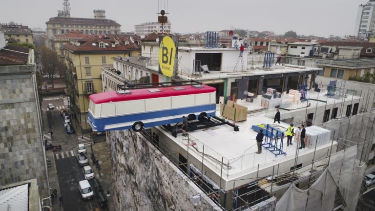 The Italian Job, Richard Wilson, Domus Lascaris, ph. Piero Ottaviano