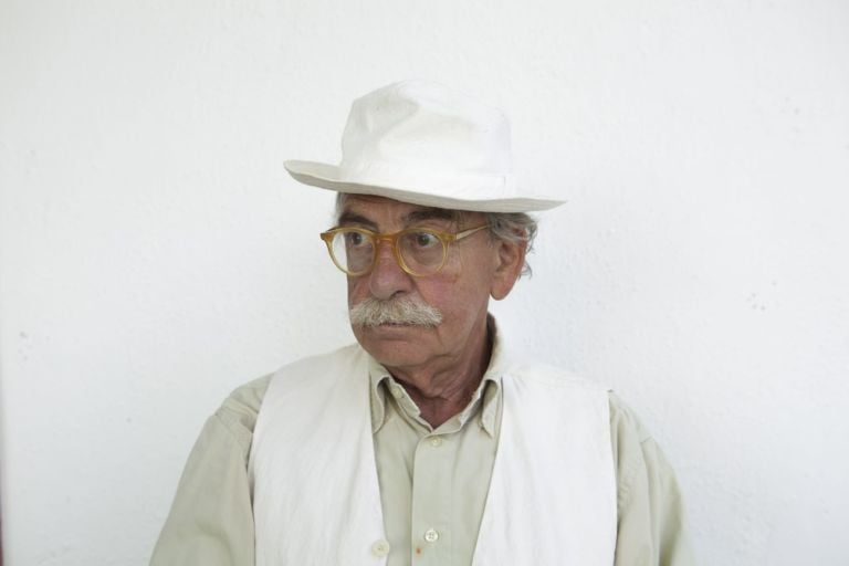 Ugo La Pietra. Photo Aurelia Raffo, 2014. Courtesy Accademia Carrara GAMeC, Bergamo