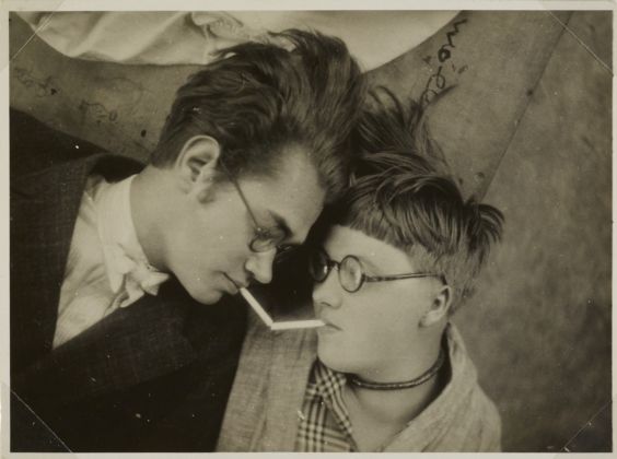 Untitled (Portrait of Elsa Franke and Gerhard Kadow at the Bauhaus Dessau) by unknown (c) Stiftung Bauhaus Dessau