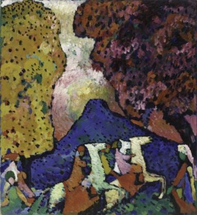 Vasily Kandinsky, Der blaue Berg, 1908-09. Solomon R. Guggenheim Museum, New York. Solomon R. Guggenheim Founding Collection, Donazione © Solomon R. Guggenheim Foundation, New York (SRGF)