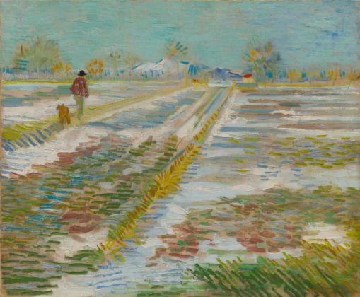 Vincent van Gogh, Paysage enneigé, Arles, febbraio, 1888. Solomon R. Guggenheim Museum, New York. Thannhauser Collection, Donazione Hilde Thannhauser © Solomon R. Guggenheim Foundation, New York (SRGF)
