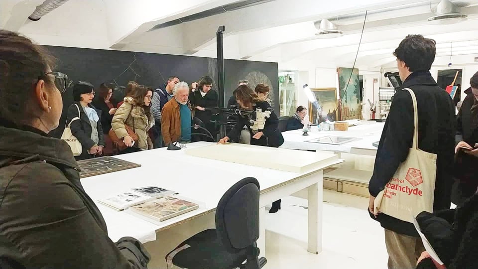 Visita ai Laboratori di Conservazione e Restauro