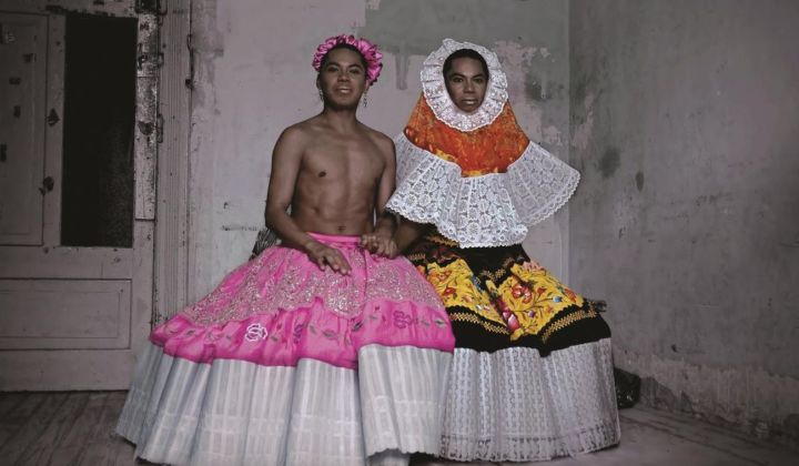 What a Genderful World. Tropenmuseum, 2019. Muxe, 3e gender Mexico. Photo credit Mario Patiño Sanchez. Lukas Avendaño, Muxhe Model