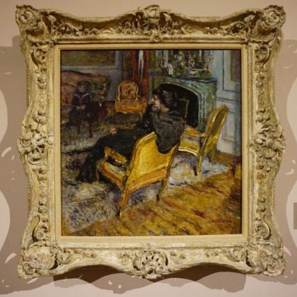 Édouard Vuillard, La sedia dorata, Madame Georges Feydeau e suo figlio, 1906. Collection of Mr. and Mrs. Paul Mellon. Photo Serena Tacchini