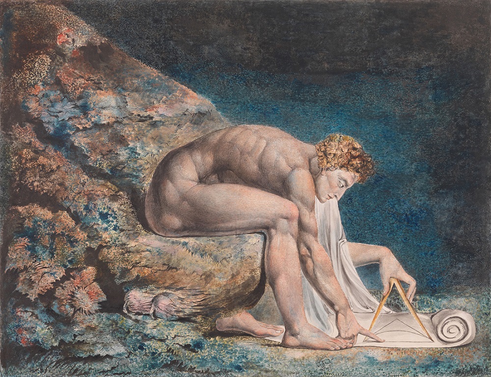 William Blake (1757-1827), Newton 1795-c. 1805, Tate