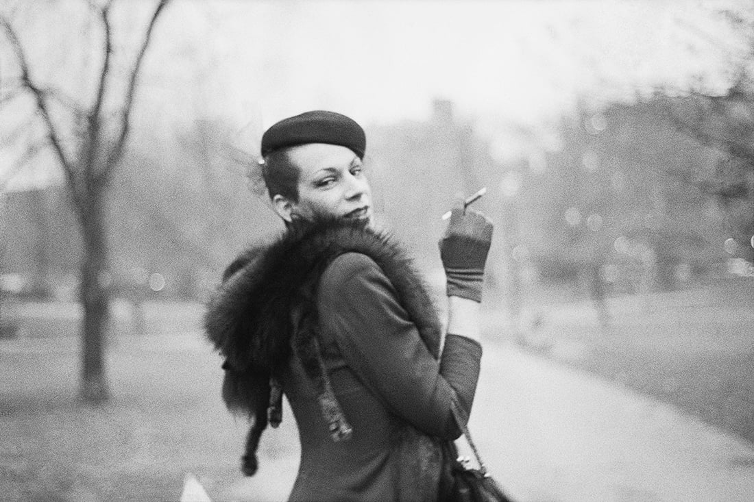 Nan Goldin, Ivy on the way to Newbury St., Boston Garden, Boston, 1973 © Nan Goldin