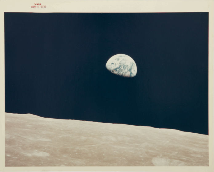 Apollo 8, Earthrise Courtesy Sotheby's