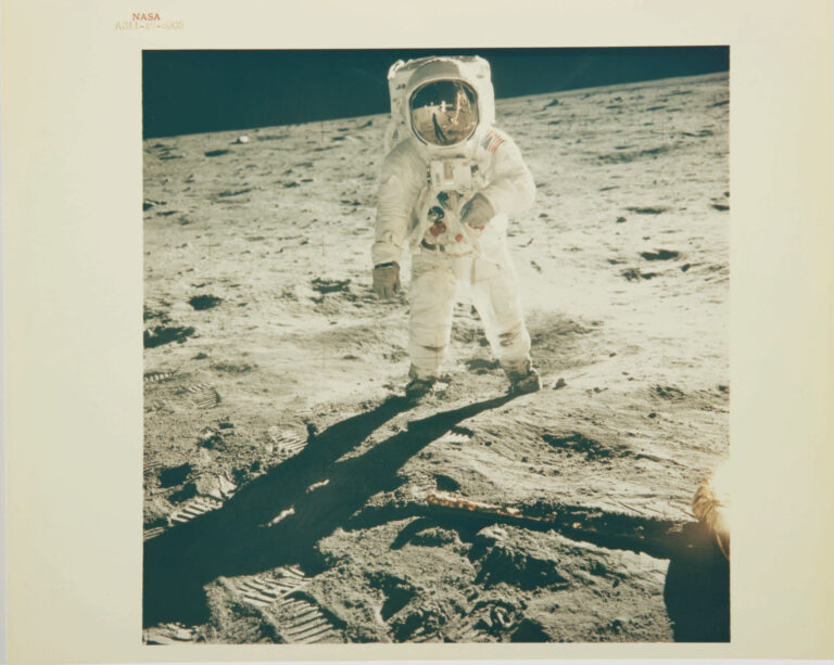 Apollo, Buzz Aldrin at Tranquility Base Courtesy Sotheby's