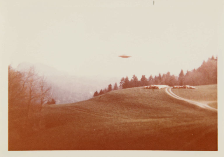 Lot 214 #1 Billy Meier Photograph, Featured in the X Files Courtesy Sotheby's