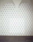 Niele Toroni Impronte di pennello n. 50 ripetute a intervalli regolari 1987 Acrilico su tela e su muro MASI Lugano Collezione Cantone Ticino