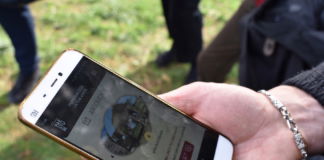 Paestum si racconta - La app sul cellulare di un visitatore (courtesy ECCOM)