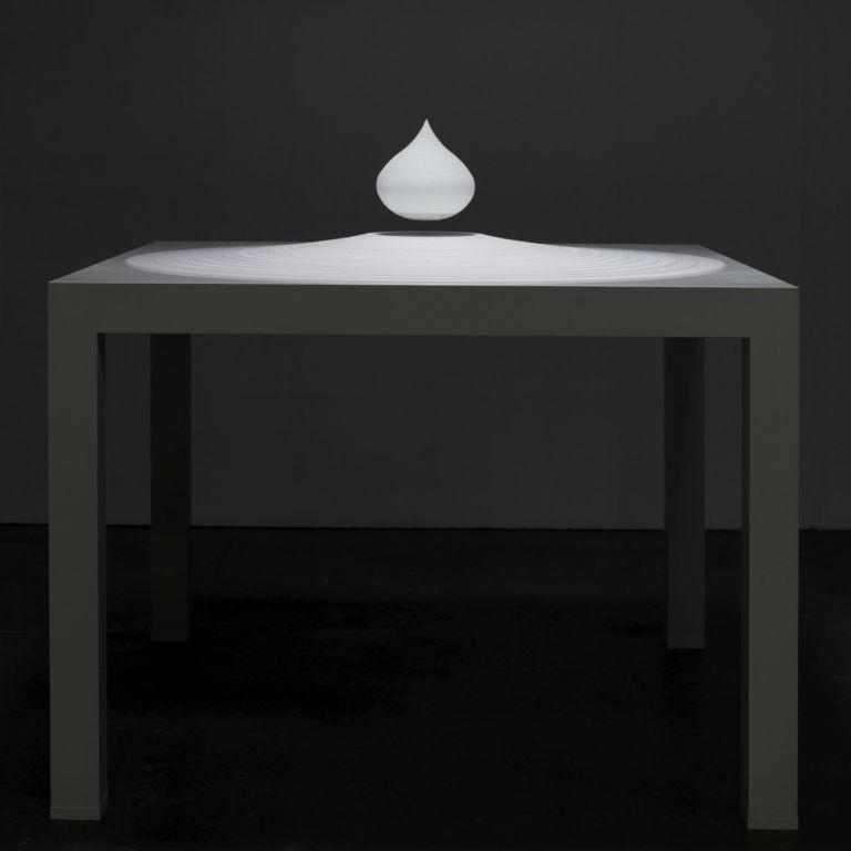 Agnes Denes, Model for Teardrop—Monument to Being Earthbound, 2019. Photo Kelly Barrie. Commissioned by The Shed. Courtesy the artist & Leslie Tonkonow Artworks + Projects