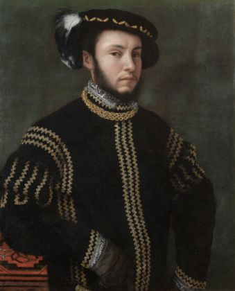 Alessandro Bonvicino detto Il Moretto, Ritratto di un conte Martinengo, prima metà del XVI sec. Montichiari, Museo Lechi