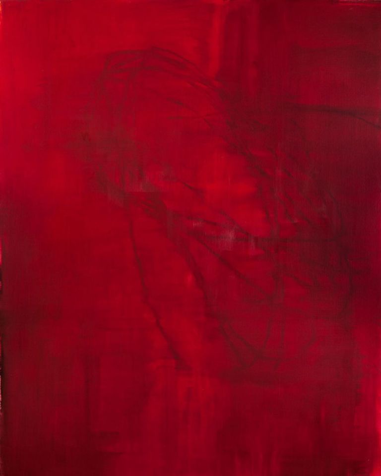 Alessandro Sarra, Senza titolo 01 M, 2012, olio su tela, cm 200x160