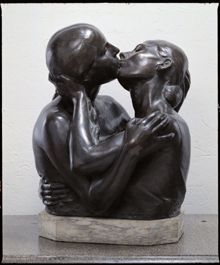 Alimondo Ciampi, Il bacio, 1929. Wolfsoniana Palazzo Ducale, Genova