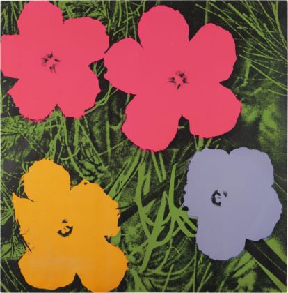 Andy Warhol, Flowers, 1970. Milano, Collezione Consolandi. Photo © Roberto Marossi