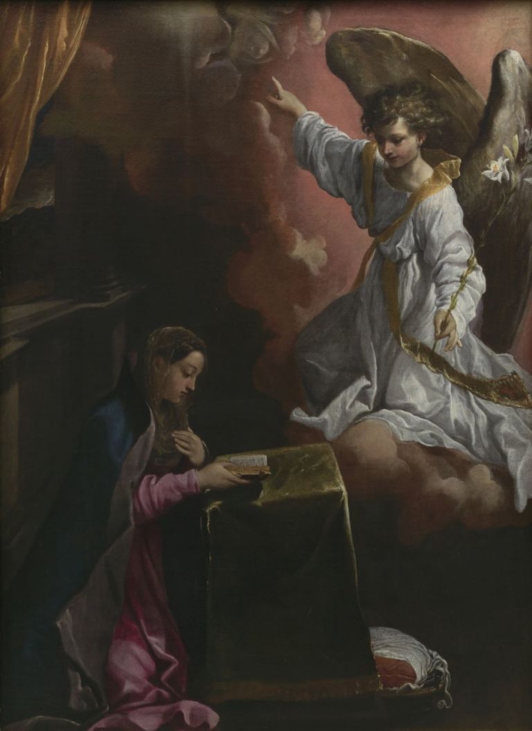 Annibale Carracci, Annunciazione, 1582 88 ca. Collezione Alana, Newark. Photo © Allison Chipak